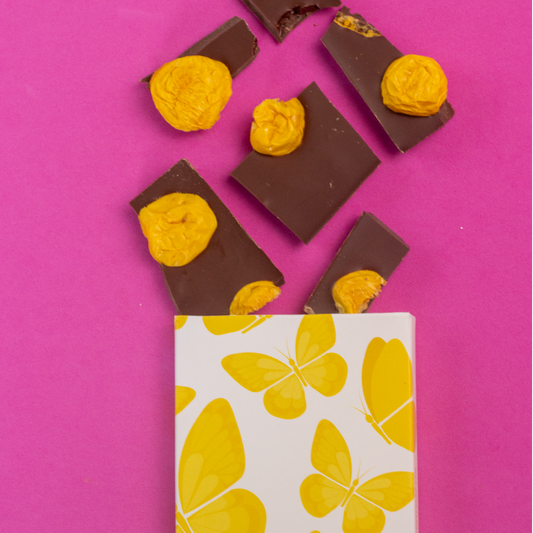 Barra de chocolate 70% con Uchuva