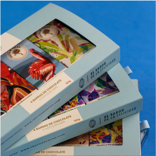 Mix and match chocolate fun - Caja x 4 barras de chocolate