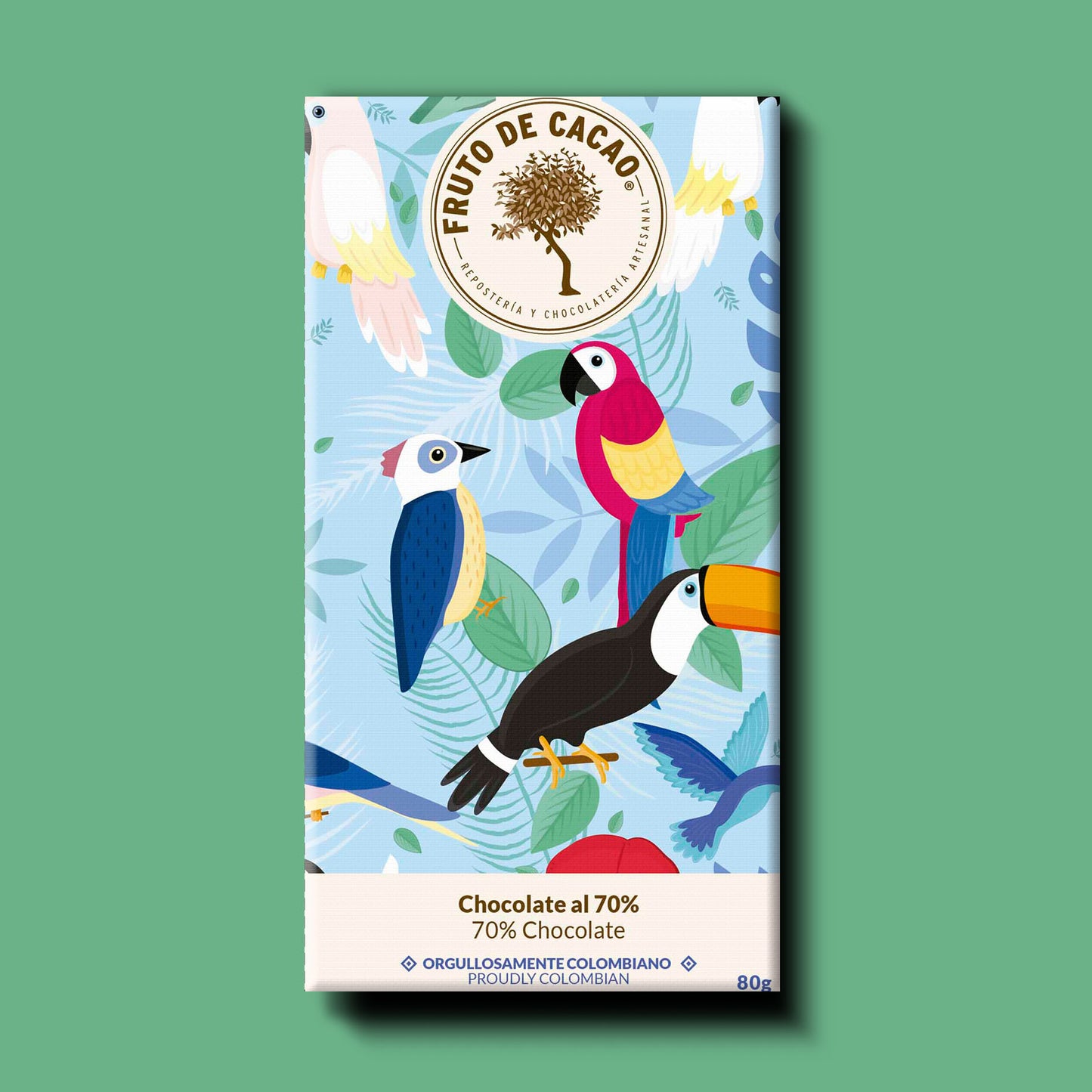 Barra de chocolate 70%