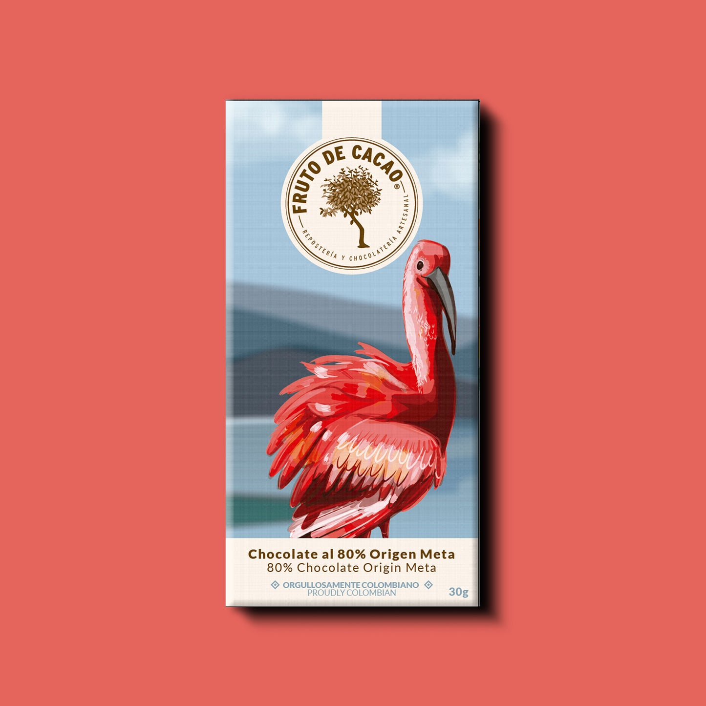 Barra de chocolate 80% Origen Meta
