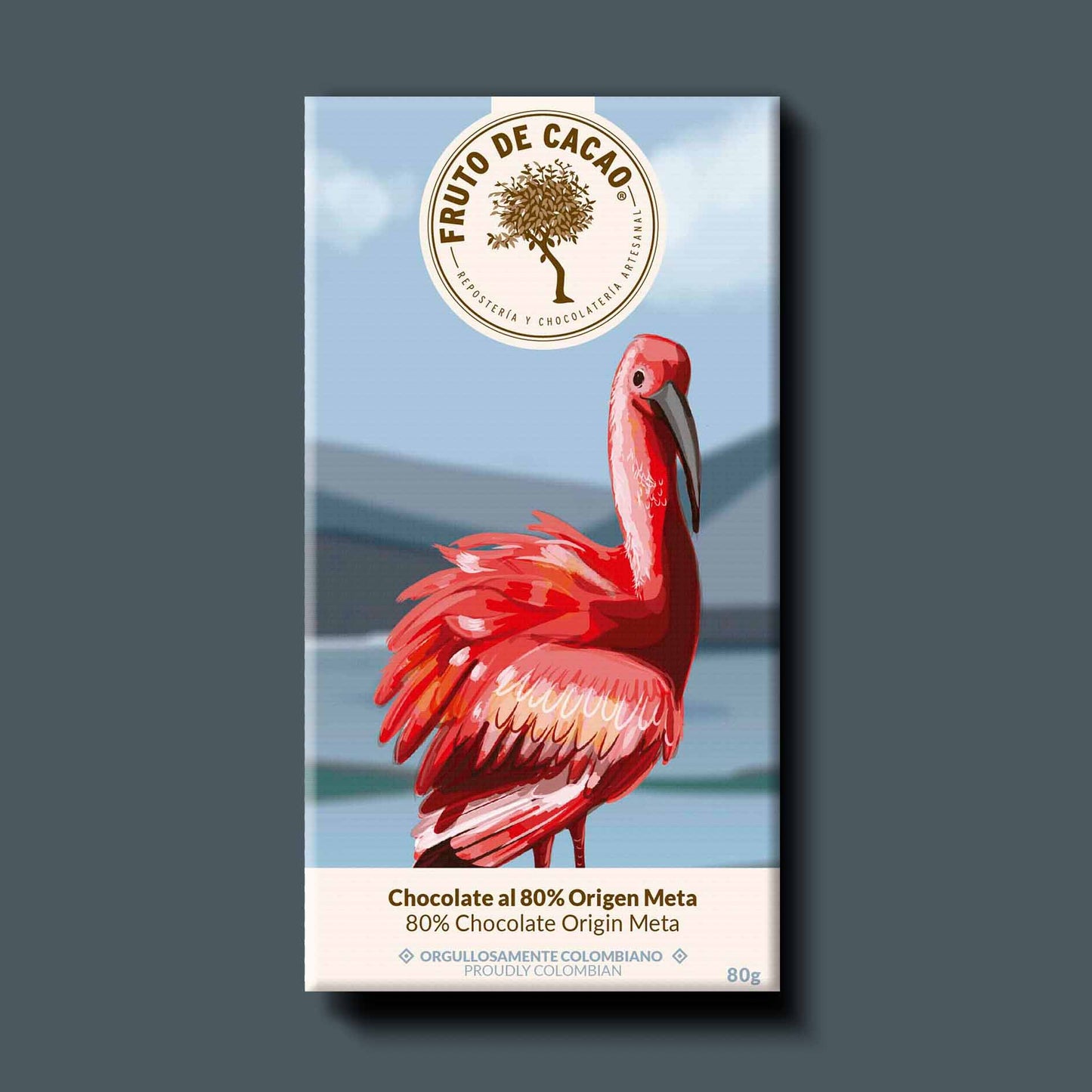 Barra de chocolate 80% Origen Meta